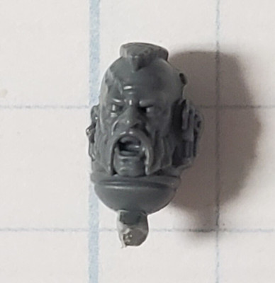 Warhammer 40k Space Wolves Bits Primaris Upgrade Mohawk Head #05