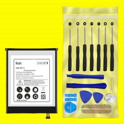 Upgraded 4100mAh Battery Screwdriver Tools for T-Mobile Alcatel A30 Tablet 9024W