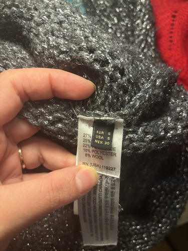 Maglione Massimo dutti - grigio argento taglia S con alpaca - Foto 7 di 8