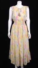 NWT Anthropologie Womens Multicolor Tye Dye Effect Sleeveless Maxi Dress 6 NEW