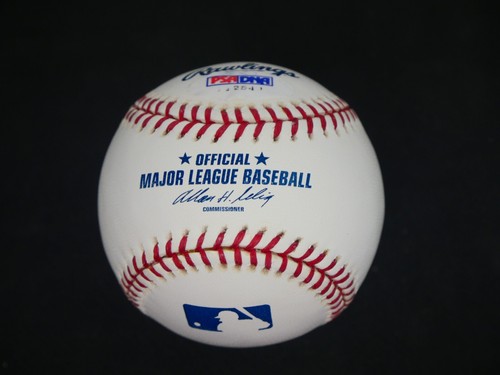 RALPH KINER SIGNED OMLB BASEBALL WITH "HOF '75" INSCRIPTION - PSA COA - Picture 2 of 7