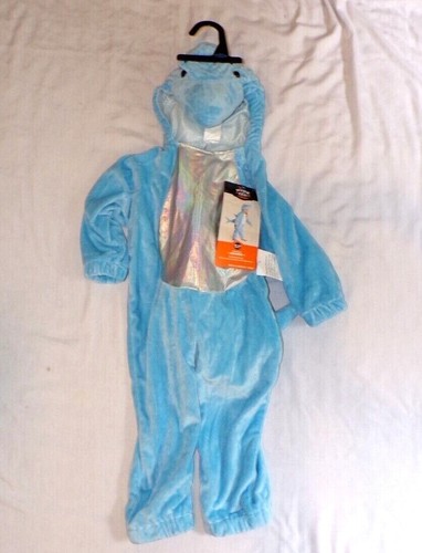 Baby Infant 18-24 Months Halloween Costume Hyde & Eek Shark Sea Fish Iridescent - Picture 2 of 3
