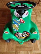 Rutschauto Vintage Bobby Car mit Aufklebern 70iger Grün