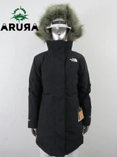 NWT Womens The North Face Arctic Parka Down Warm Winter Jacket - Black / Blonde