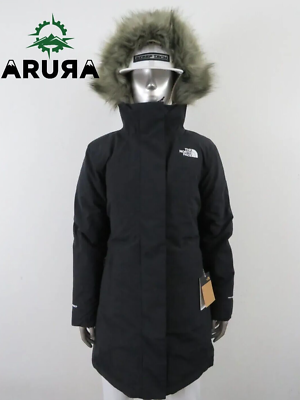 #ad NWT Womens The North Face Arctic Parka Down Warm Winter Jacket Black Blonde $245.00