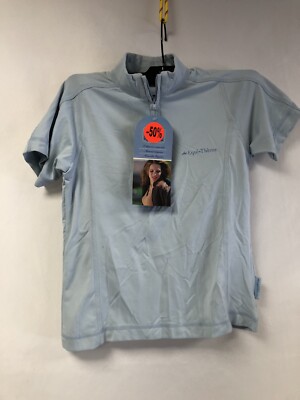 EquiTheme Kinder Poloshirt 95%Polyamid Farbe Blau Neu!!!!