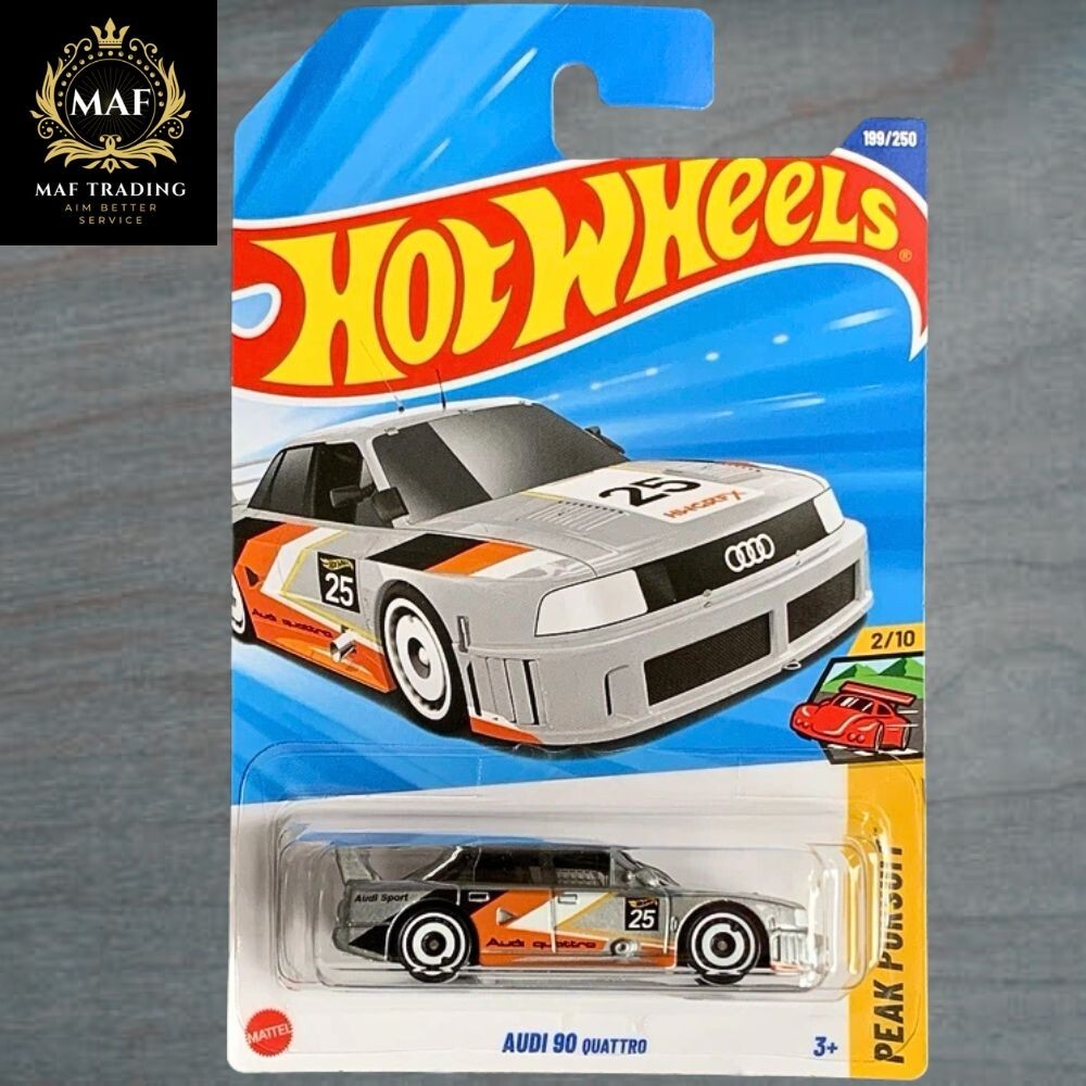 Hot Wheels Audi 90 Quattro スーパートレジャーハント Hot Wheels Audi 90 Quattro Silver #199 Mainline 2025 Case K | New