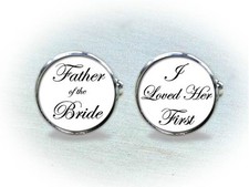 Wedding Cufflinks - Father of the Bride