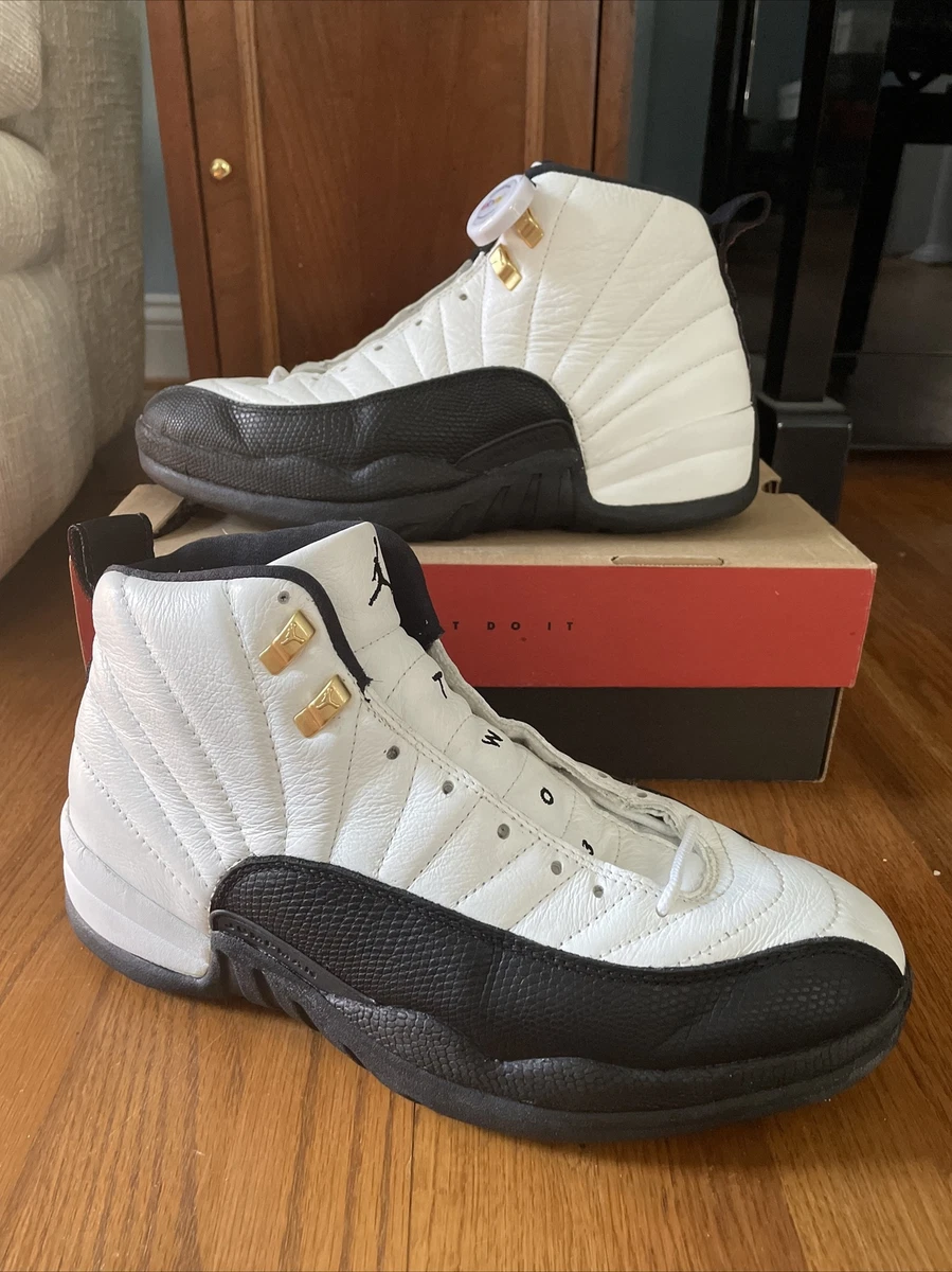 DS 1997 OG Nike Air Jordan 12 Taxi 130690-101 Vintage White/Black Size 12