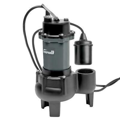 #ad #ad XtremepowerUS 1 2HP Submersible Sump Pump Sub 4860 GPH Clean Dirty Water Pump $99.95
