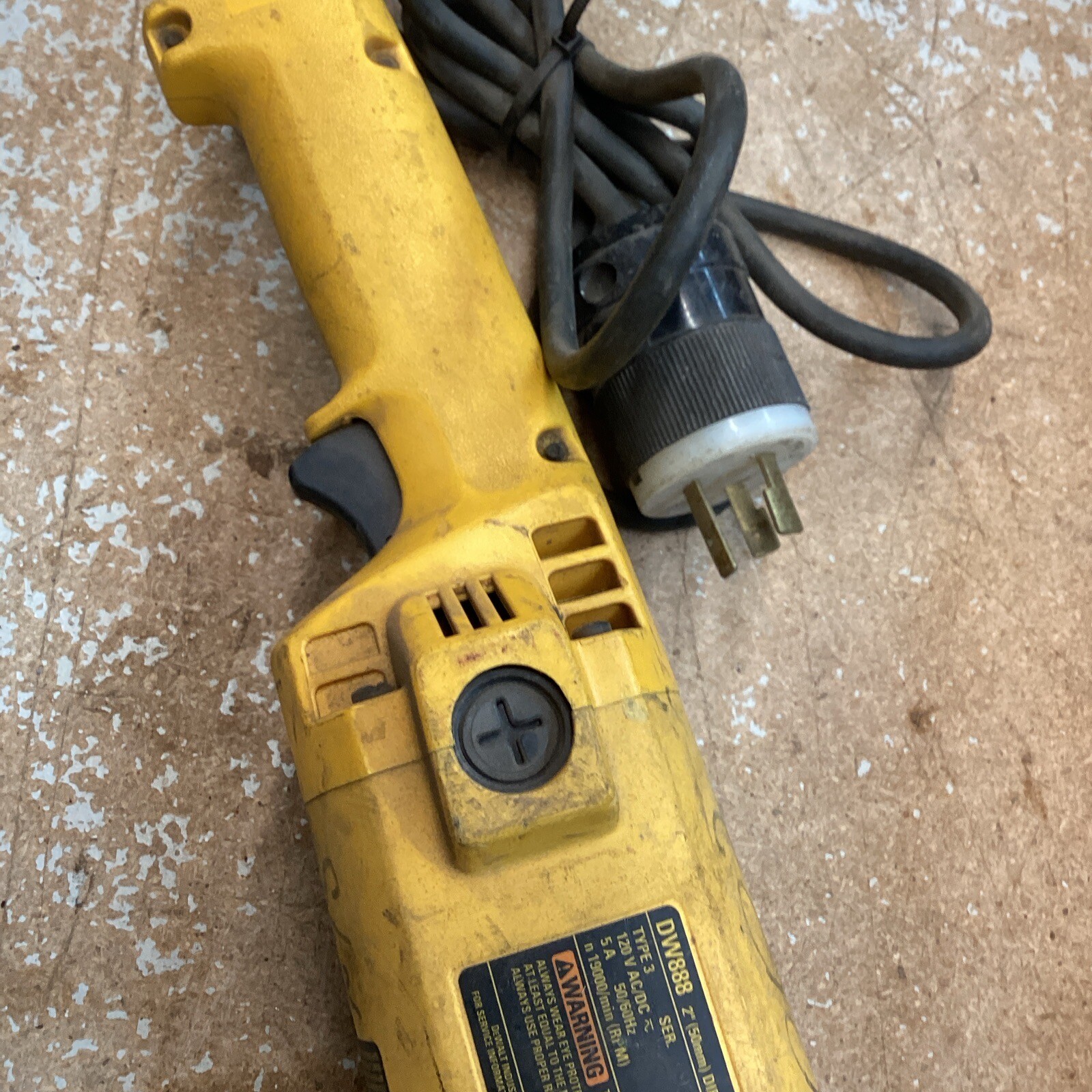Dewalt DW888 2" Die Grinder Corded Electric 120 Volt 19,000 RPM eBay