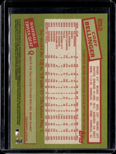 2020 Topps '85 Topps Series 2 Baseball Complete Your Set - Picture 21 of 41