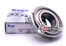 KOYO 6205 ZZ NR DEEP GROOVE BALL BEARING, METAL SHIELDED SNAP RING 25x52x15 mm