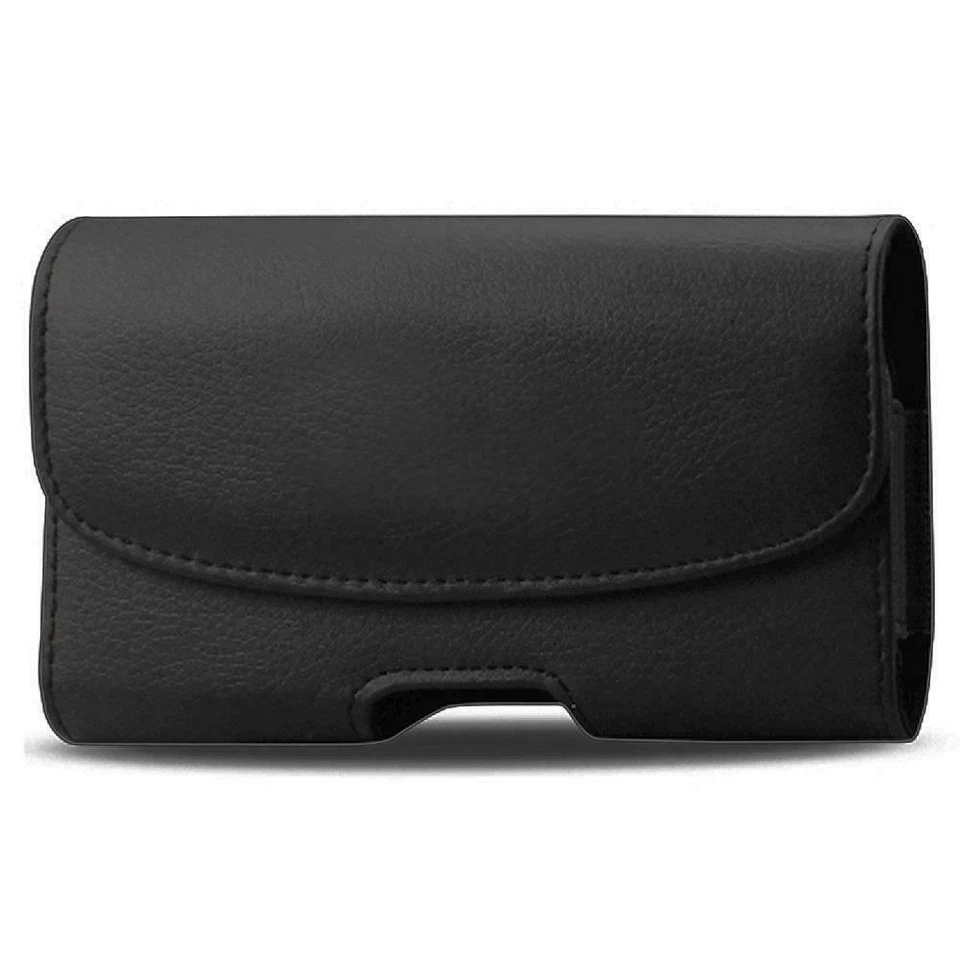 Belt Clip Loop Holster Pouch Case Cover PU Leather Holder for Most Smart Phones - Image 2 of 4