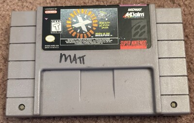 Revolution X (Super Nintendo Entertainment System, 1995) Authentic Tested Works