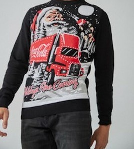 christmas jumper coca cola