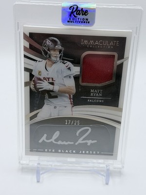 Sports Card Singles Matt Ryan Relic Autographed 17/25 Rare Edition 2021 Panini