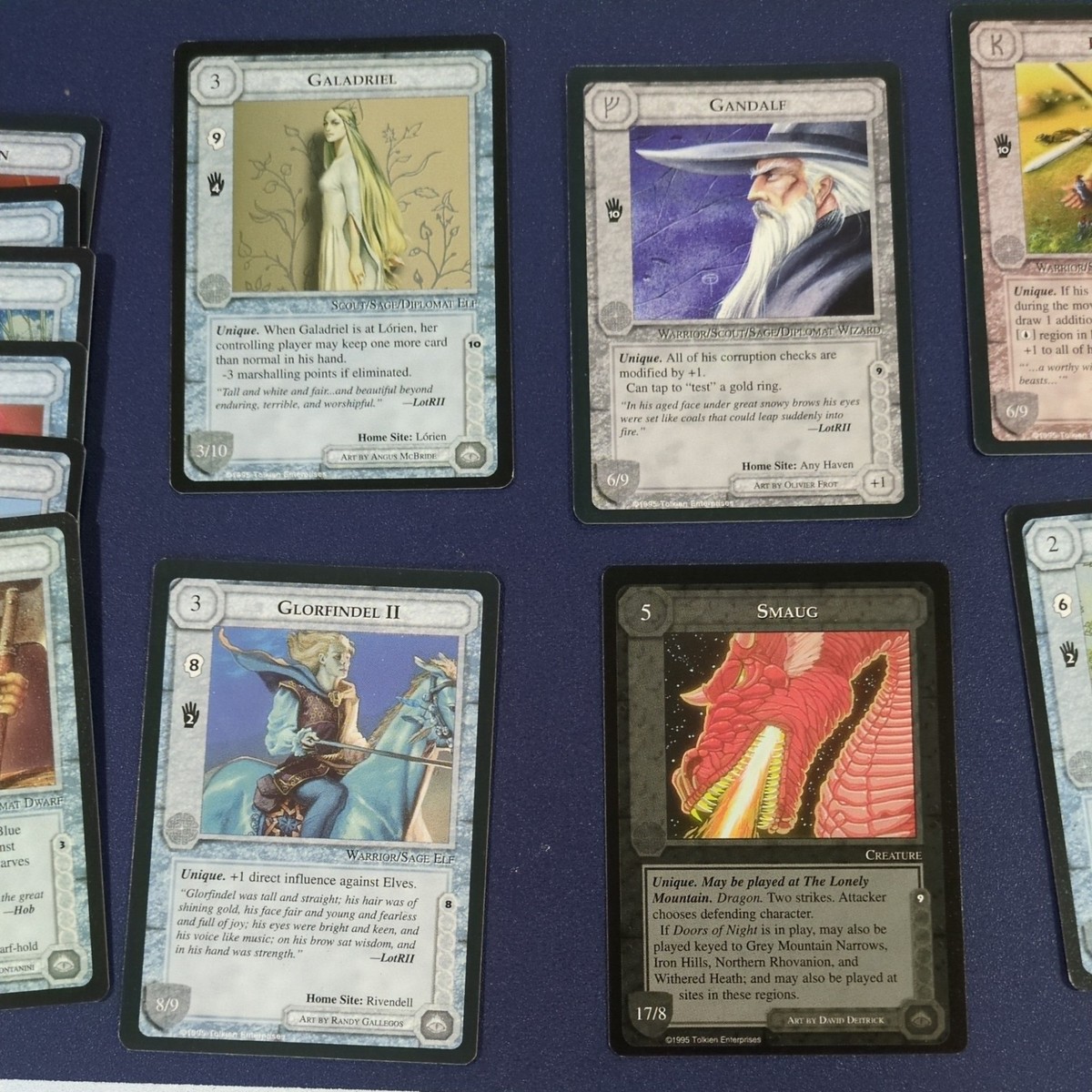 Middle Earth 1995 CCG Lord of The Rings Lot - 240+ The