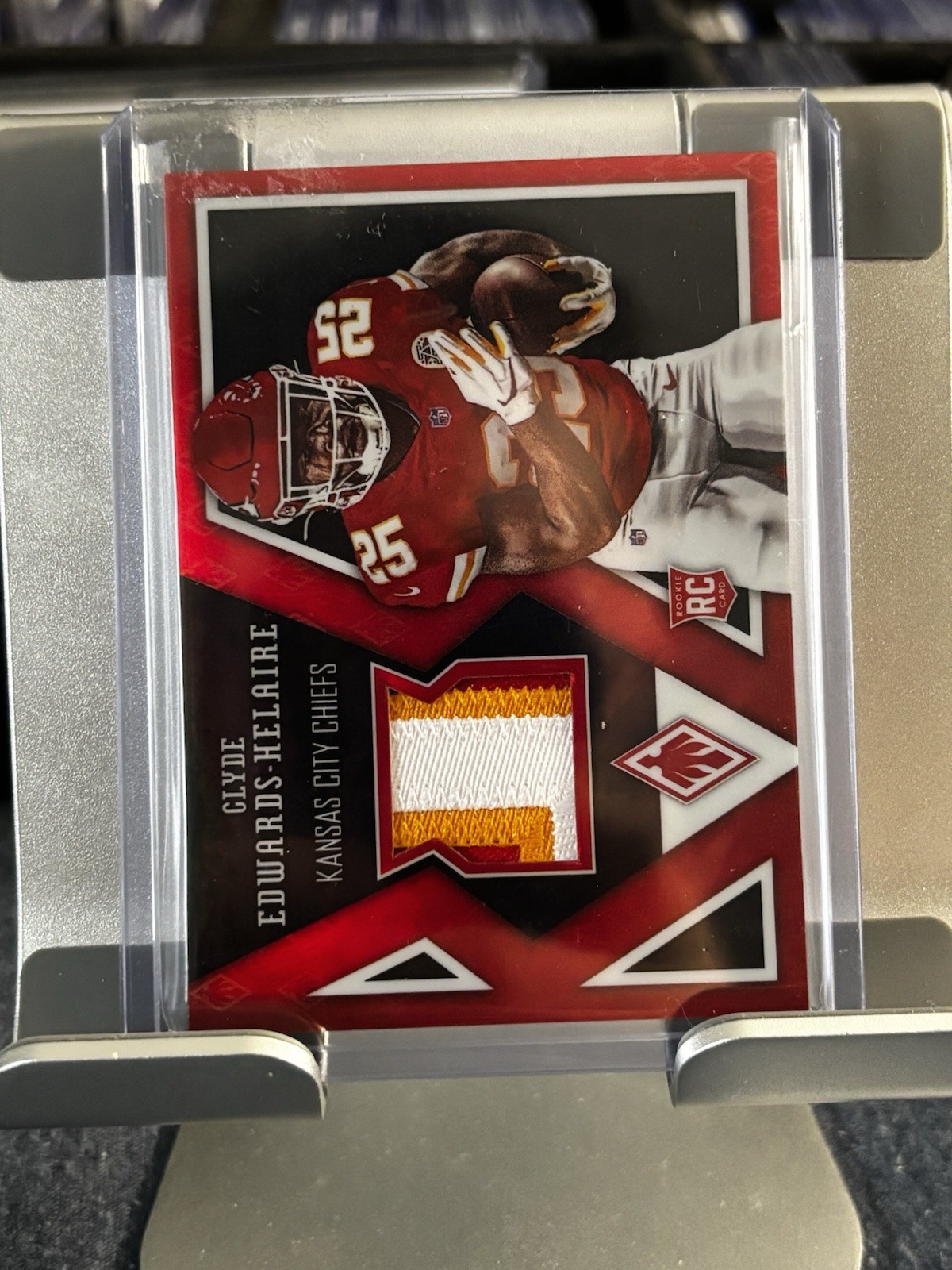 Clyde Edwards-Helaire Panini Phoenix Phoenix Fabrics #PFCEH Black