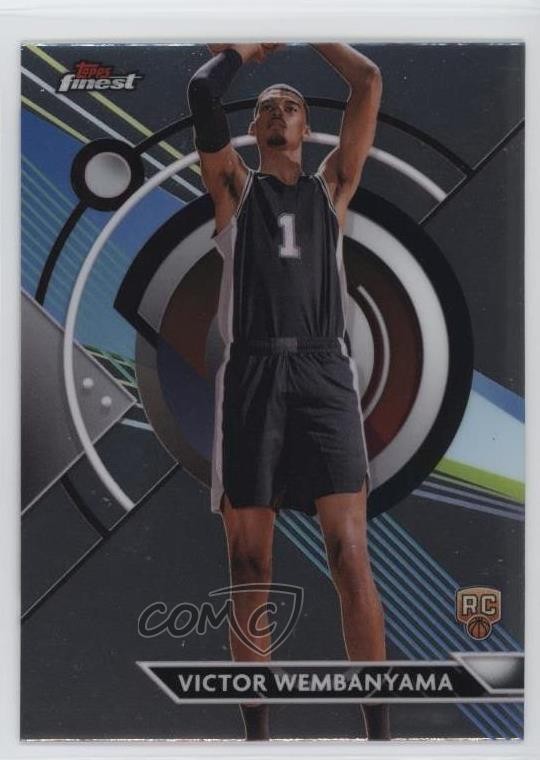 2023-24 Topps Finest Common Victor Wembanyama #76 1yj