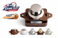 Latch Knob Push Button Catch Lock Cupboard Door Motorhome Cabinet Camper Caravan