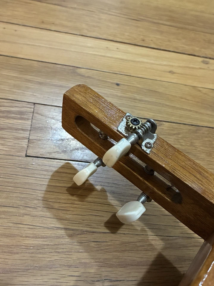 Dulcimer de 3 cuerdas vintage de los años 70 - instrumento antiguo - raro Foto 4 de 4