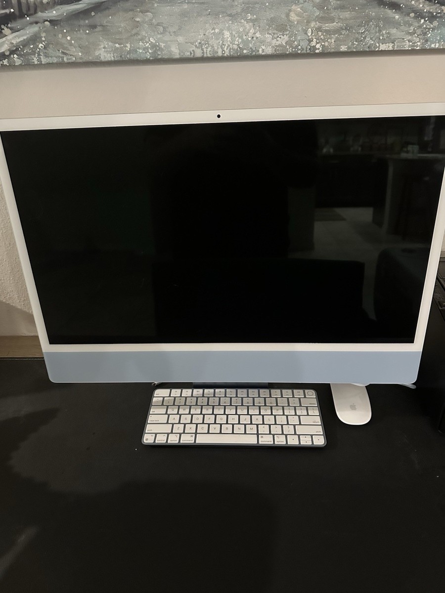 Apple iMac 8GB (2020) M1 Edition Blue 512 GB Excellent Condition