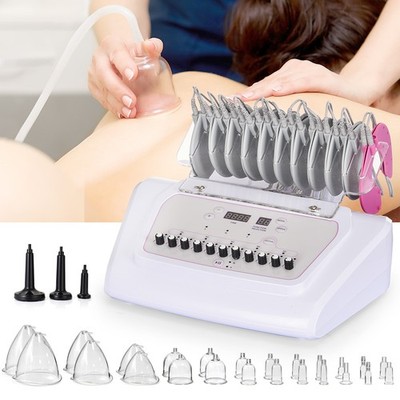 2in1 Muscle Stimulator Vacuum Therapy Machine for Muscle Toning Body Pain Relief