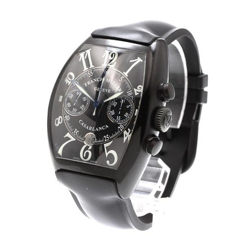 Franck Muller Casablanca 8885CCCDTNR 39mm SS Black Dial Automatic Watch #C3050