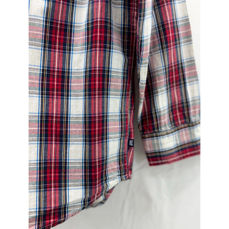 Camisa niño Gap 14/16 cuadros abotonada Foto 3 de 4