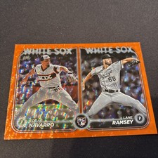 2024 Topps Series - Rookie Combos Lane Ramsey, Edgar Navarro Orange /299 