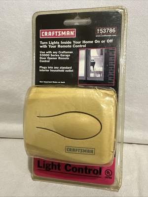 #ad Craftsman Plug In Light Control 953786 53876 $21.95