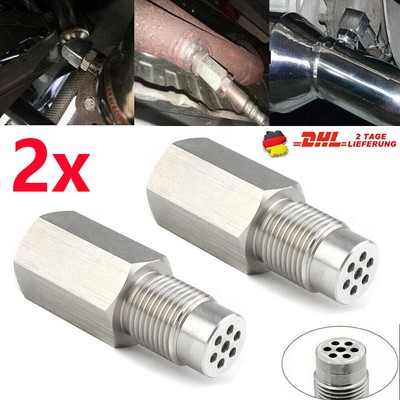 2STK O2 Lambdasonde Auto Lambda Eliminator Adapter Metallkat Sonde Simulator