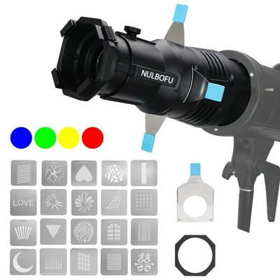 Bowens Mount Optical Snoot Spotlight Kit for Photography