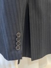 Ted Baker Elevated Blazer Jacket Black Stripe Wool Polyester Blend Size 44R Mens — photo 5