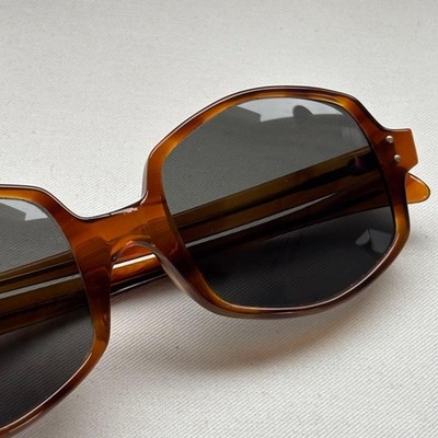 American Optical Sonnenbrille Queue AMBER 49  Schildpatt sechseckig Unisex AO...