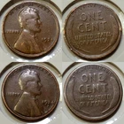 Lot of (2) Lincoln Wheat Cents: 1924-P & 1924-S - VG & G+