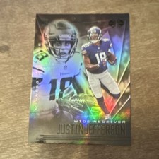 Panini Illusions Rookie Justin Jefferson Minnesota Vikings Football Card #22. rookie card picture