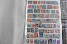 COLLECTION ITALIE + ESPAGNE : 1880Timbres OBLITERES avec Classeur