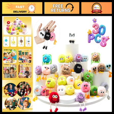 30PCS Kids Keychains Party Favors - Cute Birthday Goodie Bag Stuffers, Easter Eg