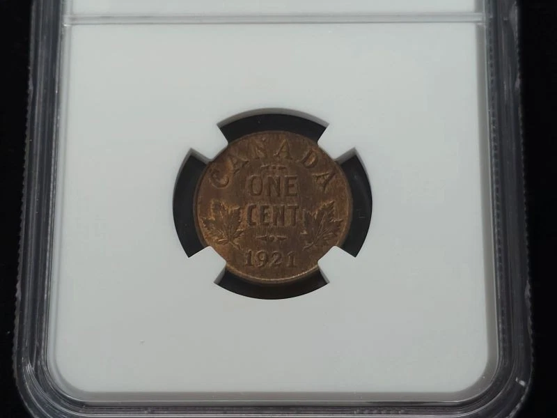 Canada 1921 1 Cent NGC Graded MS63 BN #2886753-003 - Image 4 of 4