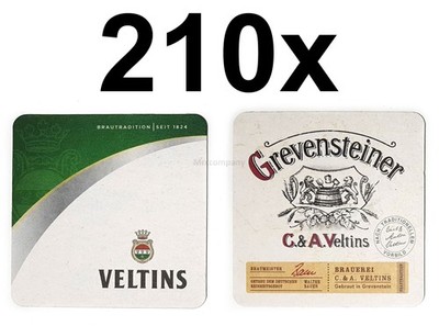 Veltins Bierdeckel Untersetzer Unterlage Pappdeckel Bierfilz Aktion - 210 Stück