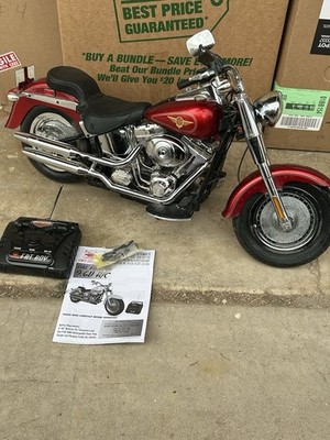 Harley Fat Boy Full Function 1:6 Scale RC Motorcycle New Bright