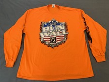 30th Ann. Run for the Wall POW MIA 2XL Long Sleeve T-Shirt Biker Military Hi-Vis