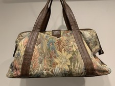 Vintage St Michael Carpet Tapestry Bag M&S Gladstone Doctors Mary Poppins VGC