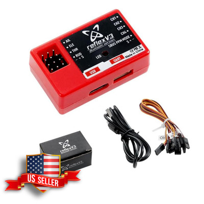 FMS Reflex V3 Flight Controller Gyro Stabilizer for RC Fixed Wing Plane