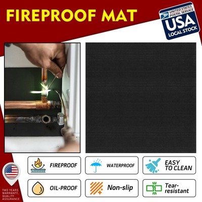 Welding Blanket Fireproof Flame Retardant Fabric Material Carbon Felt for Welder