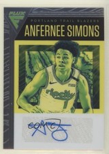 2019-20 Panini Chronicles Flux Auto 83/99 Anfernee Simons #FA-AFS Auto 8k4