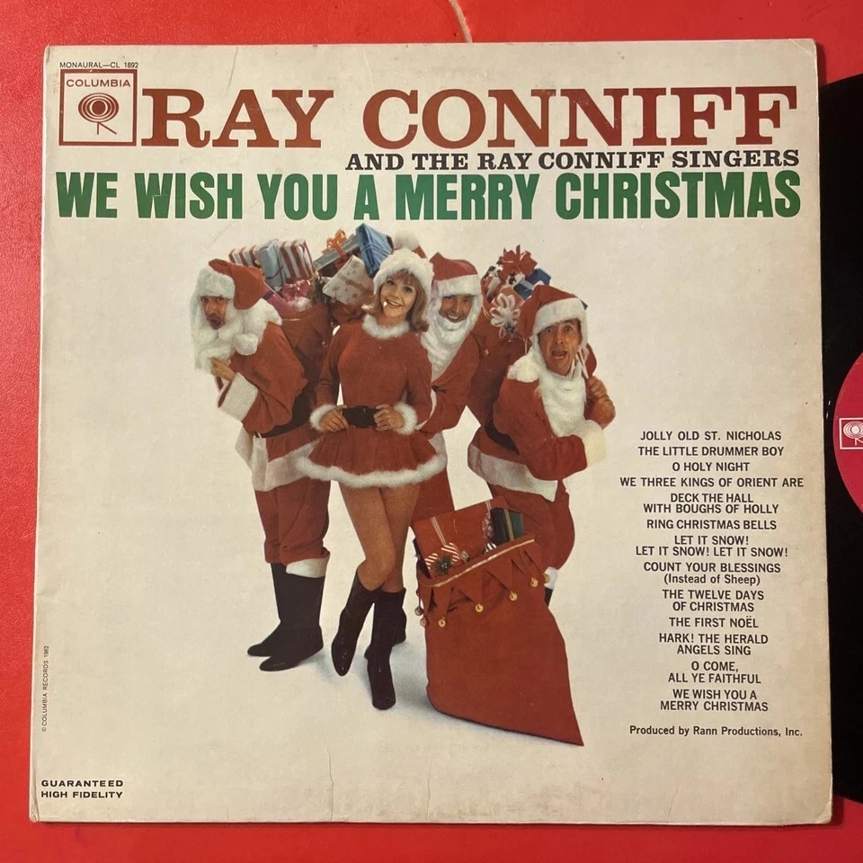 Ray Conniff We Wish You A Merry Christmas 12" LP Record 1962 Columbia Stereo - Image 2 of 4