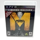 Metro Last Light Limited Edition (PS3) PlayStation 3 Game Complete w/Manual